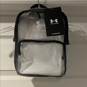 Under Armour Transparent Backpack with Black Accents